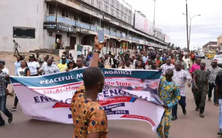 Protest rocks Enugu over hike in house rent, lawyers, agent fee