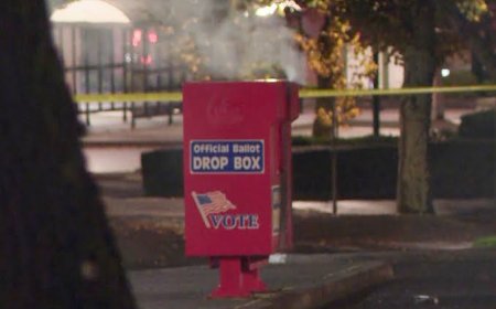 US Election: Fires set in drop boxes destroy hundreds of ballots in Washington and damage 3 in Oregon
