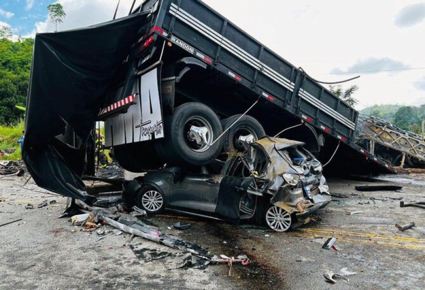 38 dead, 7 in critical condition in Brazil bus and truck collision