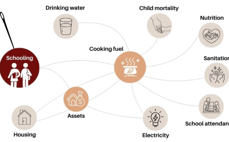 Network Structure of Multidimensional Poverty