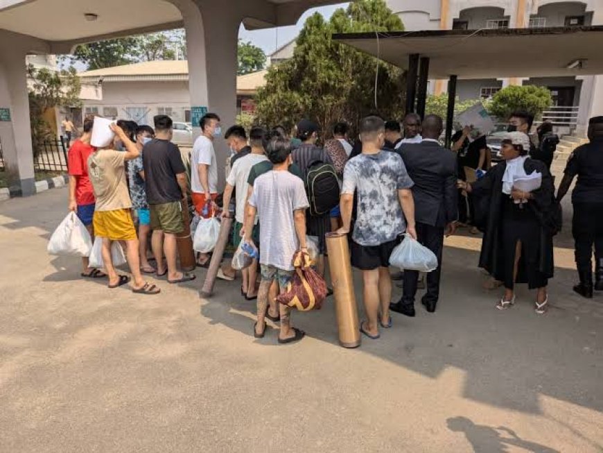 EFCC Arraigns 29 Chinese, 10 Filipinos, 3 Others Over Alleged Internet Fraud in Lagos