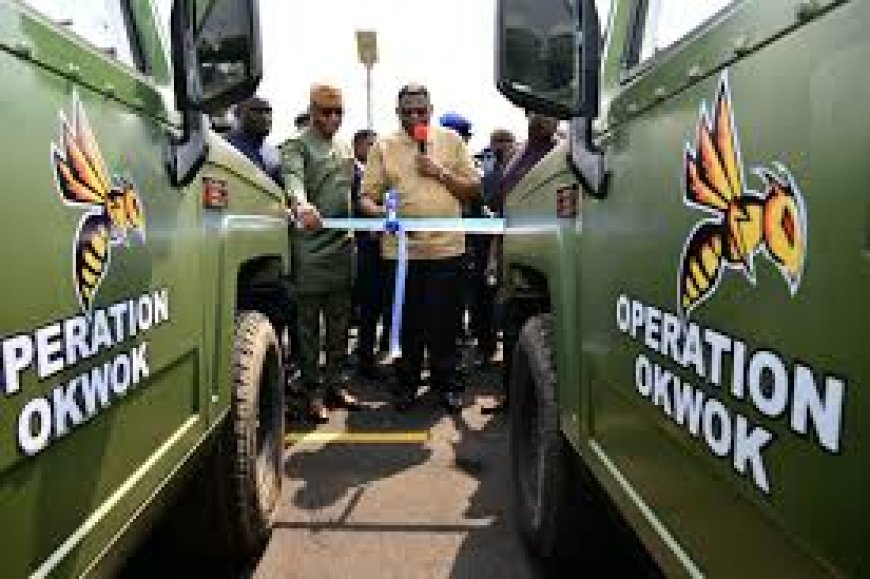 Gov Otu Strengthens Security With 30 Vehicles, Renames Joint Task Force