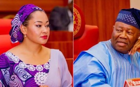 Natasha: Akpabio Denies Sexual Harassment Allegations, Says His Mother Raised Him Well