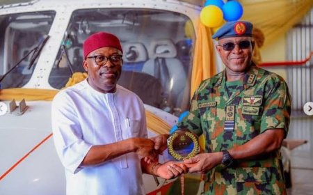 Rivers Govt donates helicopter to NAF 