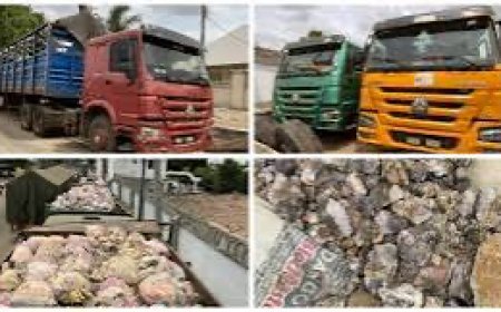 EFCC Arrests Eight Trucks Conveying Suspected Illegal Solid Minerals in Makurdi