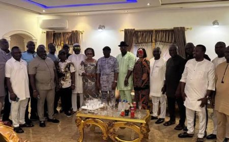 Rivers Ex-LG Chairmen Visit Fubara, Declare Solidarity With Him