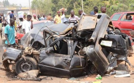 Four Armed Robbers Die In Auto- Crash While Escaping