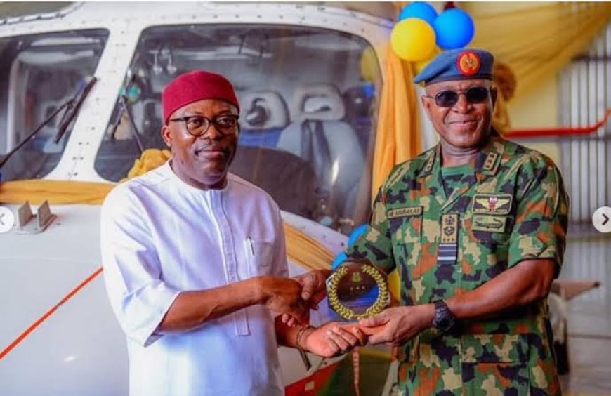 Rivers Govt donates helicopter to NAF 