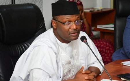 INEC Chairman, Prof. Yakubu, Hints Of Exit, Bids Colleagues Farewell