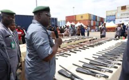 Onne Customs sieze 844 riffles, 112,500 ammunition in 2024