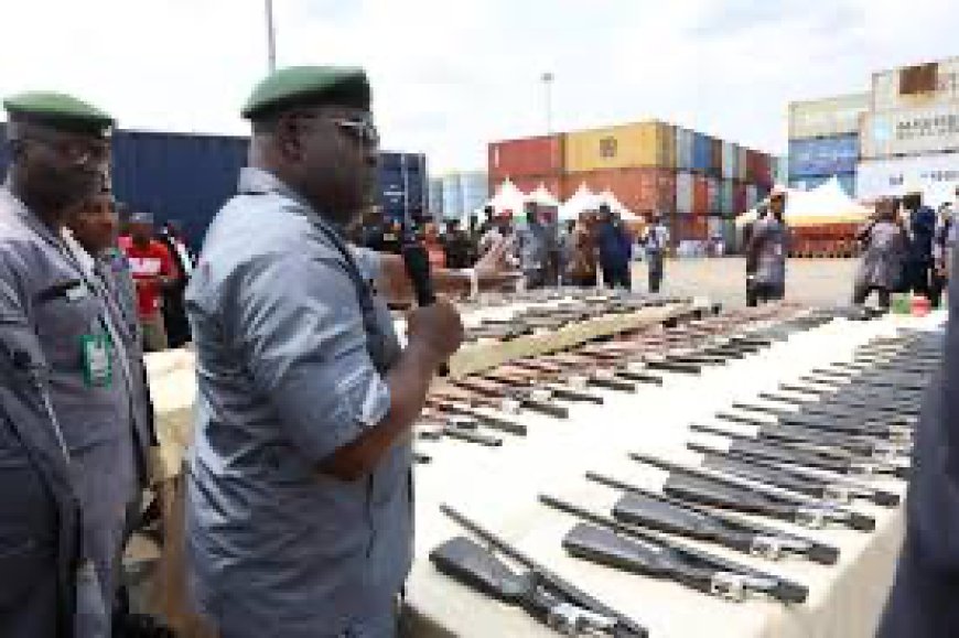 Onne Customs sieze 844 riffles, 112,500 ammunition in 2024