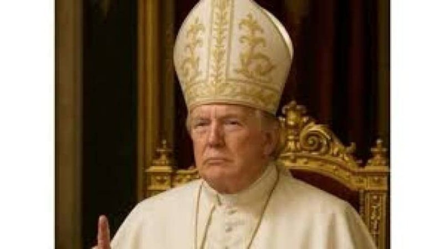 Trump sparks online frenzy with AI image of self as pope
