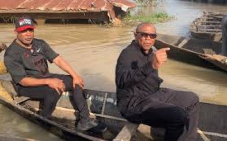 Niger Flood: Obi visits scene condoles victims