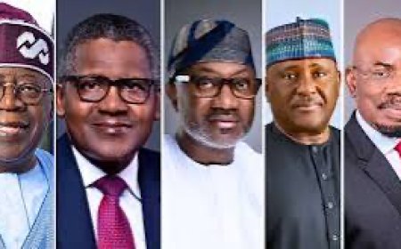President Tinubu Calls Aliko Dangote, Femi Otedola, Samad Rabiu, Jim Ovia, Nigeria's ‘Four Wise Men’