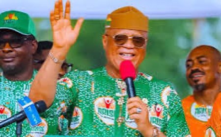 Being Text Of Governor Umo Eno's Speech While Dumping The PDP For The APC In Uyo