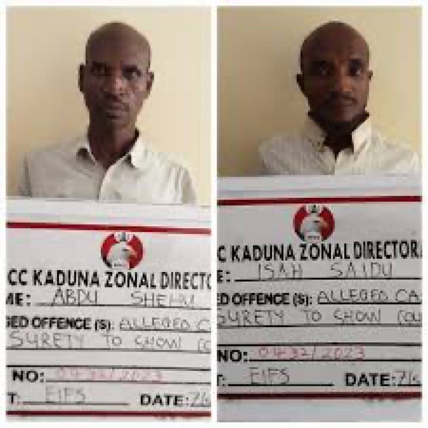 EFCC Arraigns Two for False Information in Kaduna