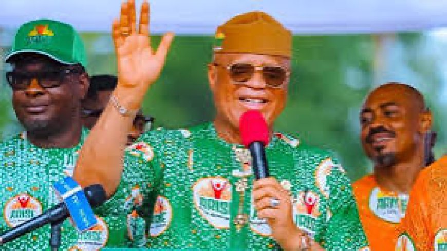 Being Text Of Governor Umo Eno's Speech While Dumping The PDP For The APC In Uyo
