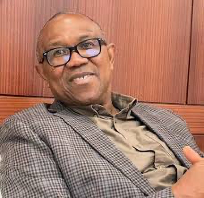 Peter Obi Says Expenditure Of N39 Billion On ICC Renovation Misplacement of Priority.