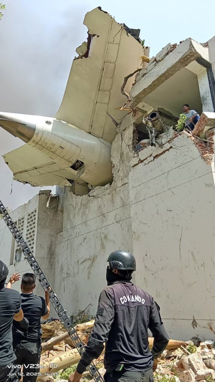 Air India Flight Carrying Over 240 Passengers Crashes