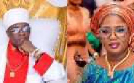 Iyaloja-General at Oba of Benin’s palace