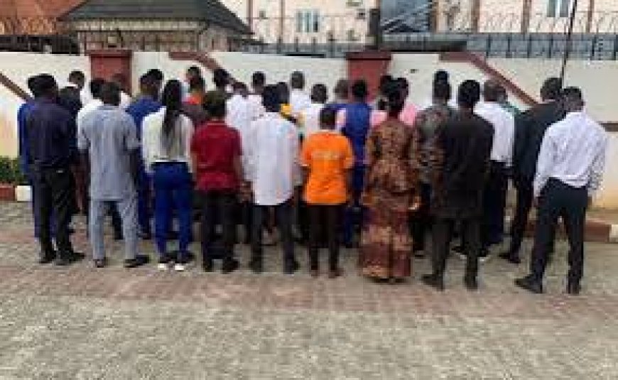 EFCC Commences Investigation of 32 Suspects for Alleged Ponzi & Employment Fraud in Uyo