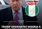 Trump's US Blacklists Nigeria Over Christian Genocide.