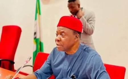 David Mark Mourns Late Senator Okey Ezea