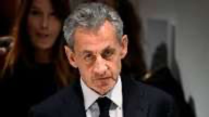 Former French president Sarkozy released from prison after three weeks