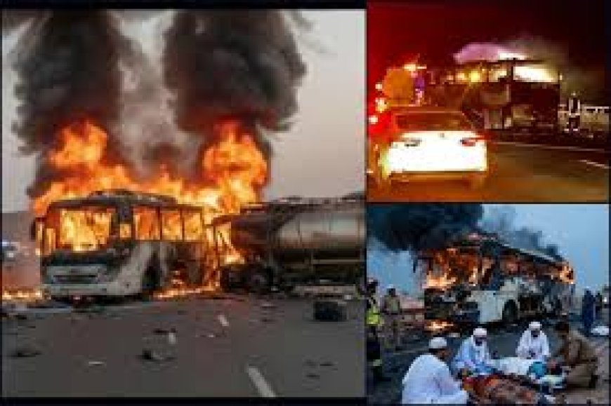 42 Umrah Pilgrims Feared Roasted In Tanker Collision