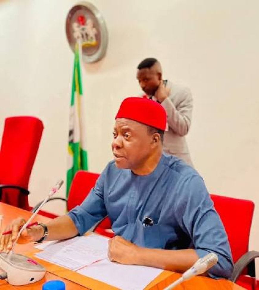 David Mark Mourns Late Senator Okey Ezea