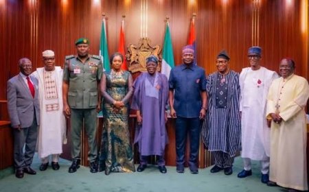 Tinubu Receives Letter Of Credence From 17 Ambassadors, 4 High Commissioners