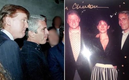 Photos of Trump and Clinton Released From Epstein's Estate