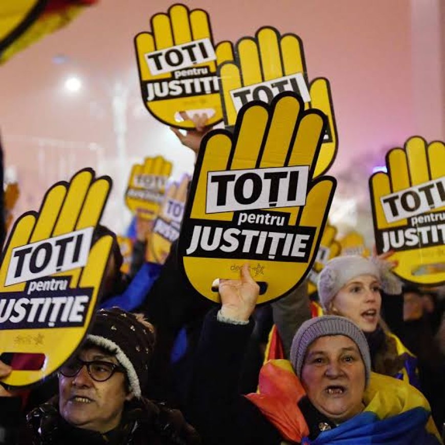 Romanians Protest Judicial Corruption