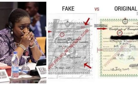 Forged NYSC certificate - Kemi Adeosun still beyond shame