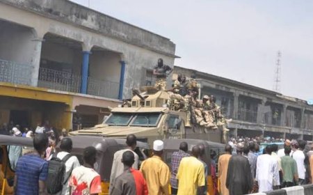 7 Division, Nigerian Army Records Office Gutted By Fire In Borno