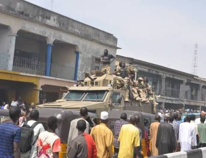 7 Division, Nigerian Army Records Office Gutted By Fire In Borno