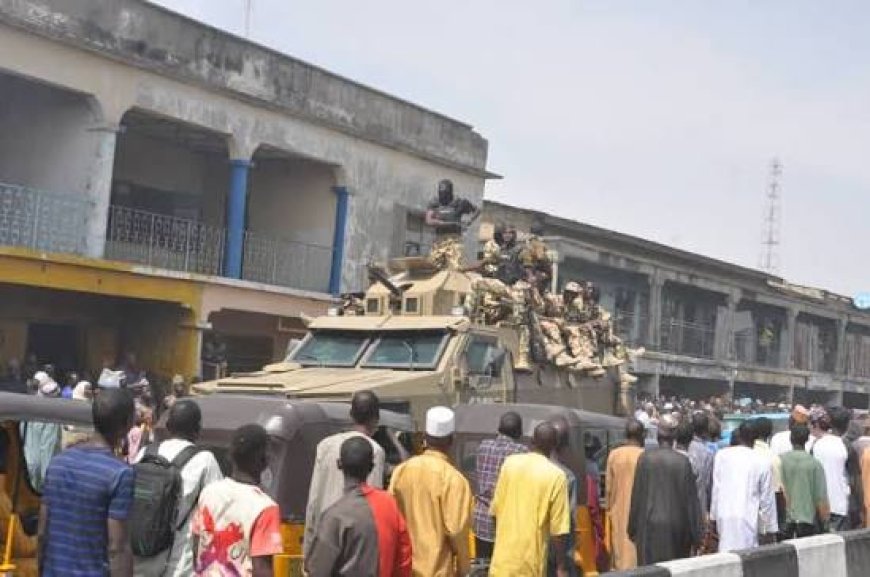 7 Division, Nigerian Army Records Office Gutted By Fire In Borno