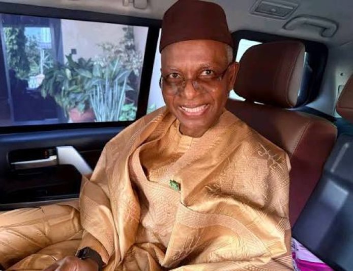 El-Rufai arrives Abuja