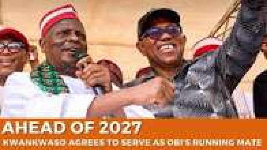 2027: Kwankwaso has accepted to be Obi’s running mate 