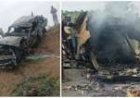Soldier, 4 NYSC Members, Another Burnt To Death As Bus Collides With Military Gun Truck