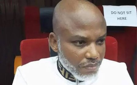 FG Says Justice James Omotosho Had No Jurisdiction To Sentence Nnamdi Kanu To Life Jail