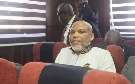 Nnamdi Kanu Welcomes FG's Cross- Appeal Over His Life Jail