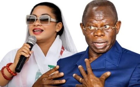 Oshiomhole Alleges Natasha Akpoti's Suspension Report Was Forged