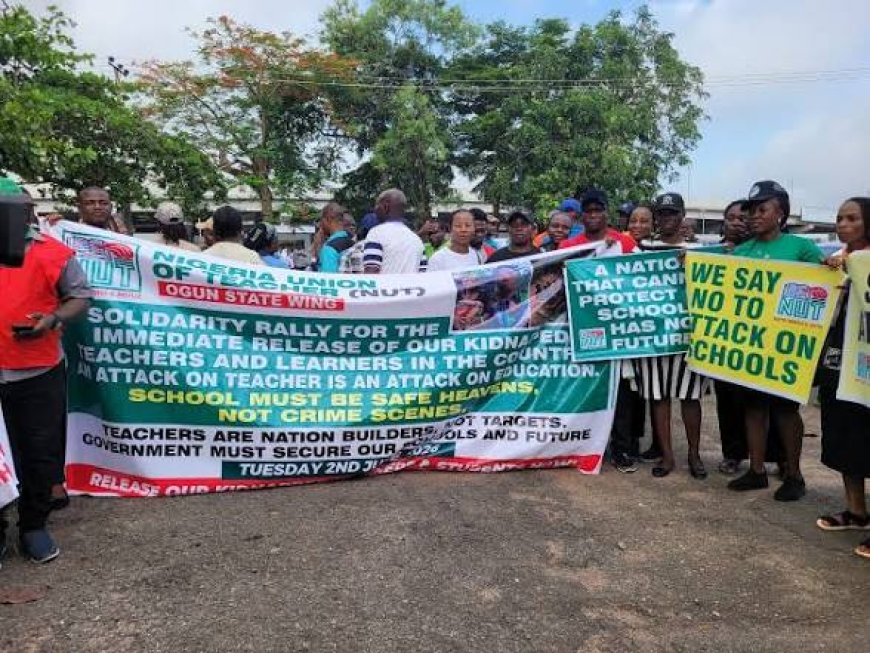 NLC Expresses Solidarity With NUT Following Nationwide Demonstration Over Abduction Of Students, Teachers