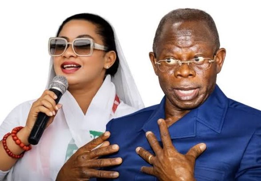 Oshiomhole Alleges Natasha Akpoti's Suspension Report Was Forged