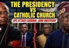 On The Presidency Vs Catholic Church: The Handlers Of Mr President Goof; They Need To Do Damage Control