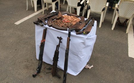 Police parade 14 kidnap suspects, recover 5 AK-47 rifles, 310 rounds in Enugu