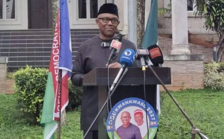 Peter Obi's Press Conference To Mark The Commencement Of The 2027' Presidential And National Assembly Campaigns On August 21, 2026