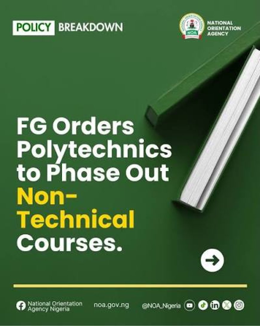 FG Orders Polytechnics To Scrap Non-technical Courses