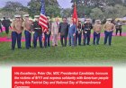 His Excellency, Peter Obi, NDC Presidential Candidate, attended the 9/11 Patriot Day and National Day of Remembrance Ceremony in America.